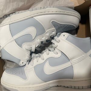 Nike Dunk High Summit White and Pure Platinum